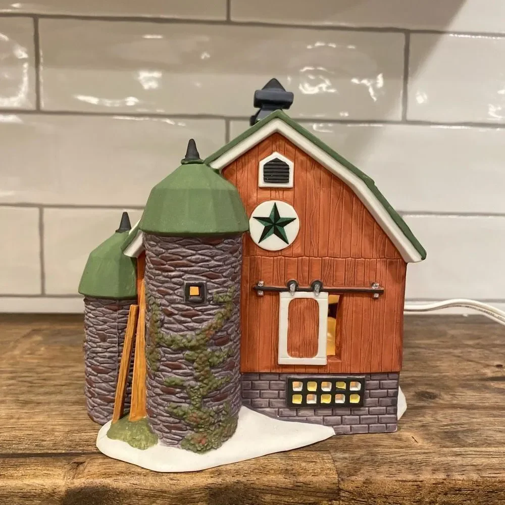 Department 56 Pennsylvania Dutch Barn New England Village #5648-0 Heritage - Picture 4 of 13